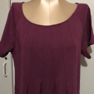 NWT J. Jill L, Women’s purple cotton dress